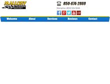 Tablet Screenshot of mallorytowing.com